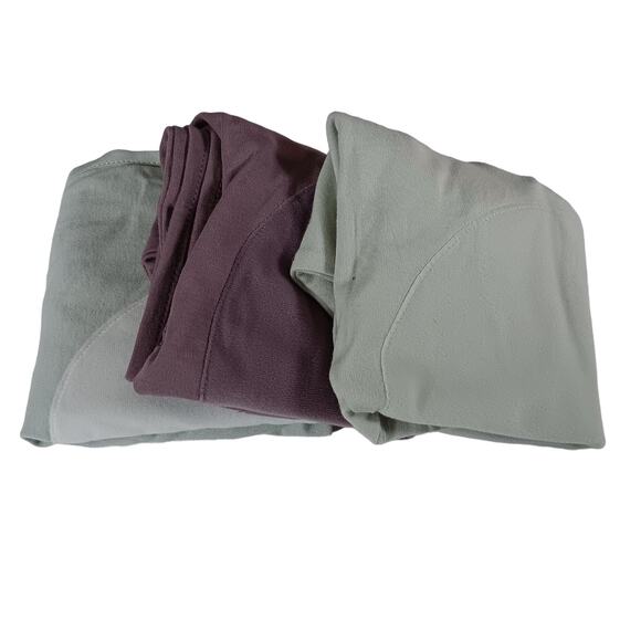 Bundle of 3 Comfy Cubs Swaddles 2 SM 1 L Gray and Mauve - Picture 4 of 10